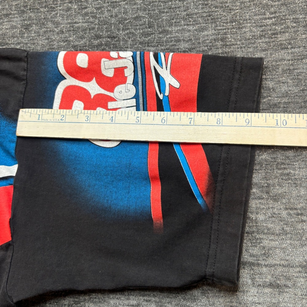 Vintage Dale Jarrett Graphic Tee Mens XL Racing T-Shirt Chase AOP USA NASCAR Y2K - Picture 9 of 9
